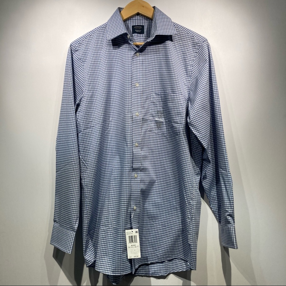 Arrow 14-14.5, 32/33 Regular Fit Dress Shirt NWT